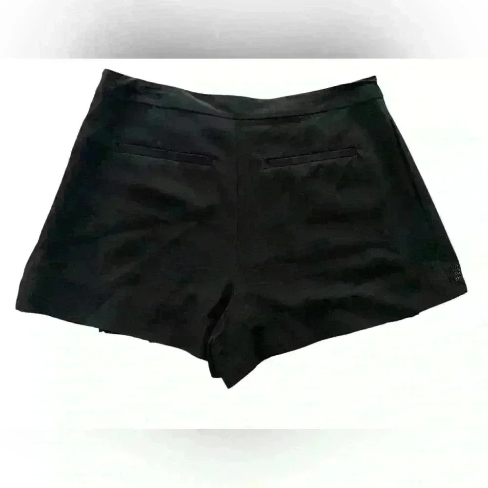 L'AGENCE PLEATED CREPE SHORTS US size 10‎ - Picture 2 of 12